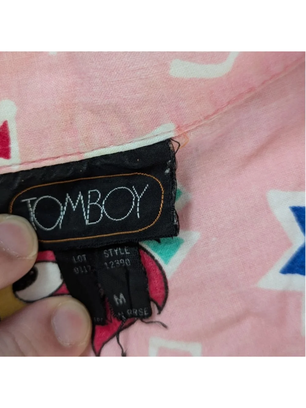 Tomboy Vintage Woody Woodpecker Pink Multi Short Sleeve Shirt - Med